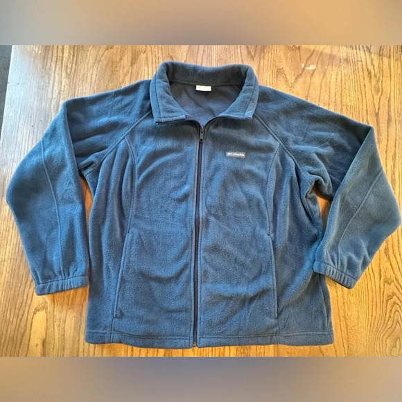 Columbia Jackets & Blazers - Columbia Benton Springs Fleece Full Zip Jacket Women’s Size 2XL Navy